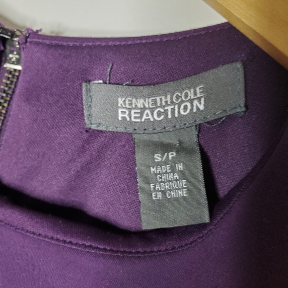 KENNETH COLE REACTION purple zipper dress - Picture 2 of 8